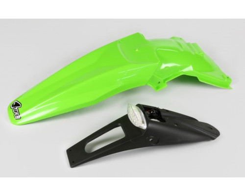 Заднє крило UFO kawasaki klx 450r '07-'25 зі світлодіодним підсвічуванням світло-зеленого кольору (enduro зі світлодіодним підсвічуванням)