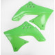 Ковпачки радіатора UFO kawasaki kxf 250 '09-'12 колір зелений