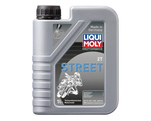 Liqui moly motorbike 2t моторне масло напівсинтетичне street 1л (6)