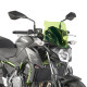 Скло вітрове kappa kawasaki z 650 (17-20) 28 х 33 см лайм з підсвіченням кранів з крепленнями
