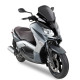 Лобове скло kappa YAMAHA x-max 125-250 (10-13) 37 x 43 см чорний