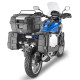 Kappa Стелаж Бічні футляри Monokey HONDA NC 750X/750S 2016-2020 Алюмінієвий Сріблястий