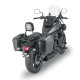 Kappa, Стелаж Бічні футляри Monokey, для Kawasaki Vulcan S 650, 2015-2019, Чорний