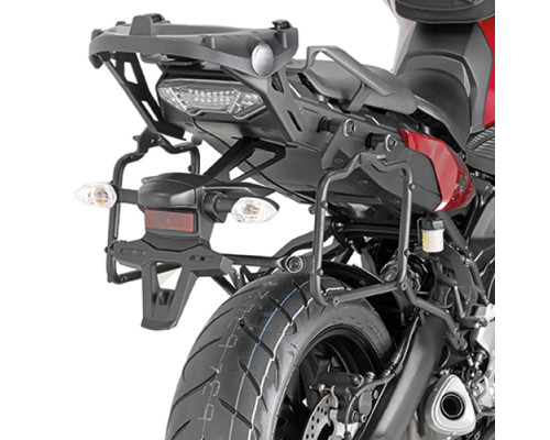 Kappa, Стелаж Бічні футляри, Система Швидкого Монтажу Monokey, YAMAHA MT-09 850 Tracer (15-17), Чорний