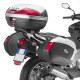 Kappa, Стелаж Бічні футляри Monokey Side, для HONDA Integra 700 (2012-2013), з монтажем KZ1109 або 1109KIT, чорний