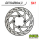 Передній гальмівний диск honda xl 125 v varadero '01-'13 (276x88x4) (4x10,5mm)