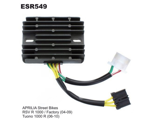 РЕГУЛЯТОР НАПРУГИ ELECTROSPORT APRILIA 1000/ TUONO 06-10, RSV 1000 04-09
