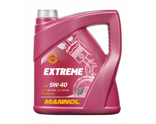 Mannol автомобільне моторне масло 5w40 extreme 4 літри (7915) (синтетика)