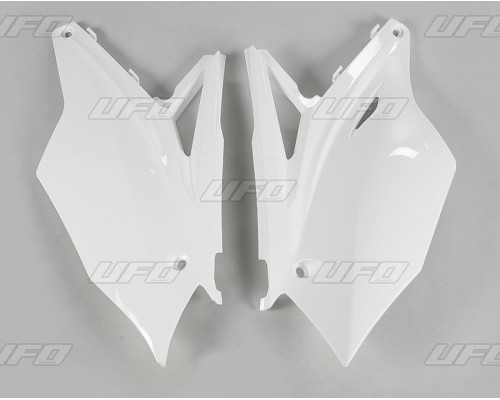 UFO задні бокові панелі kawasaki kxf 450 '16-'17, білі