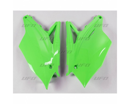 Задні боковини UFO kawasaki kxf 250 17-19, kxf 450 16-18 колір fluoресцентно-зелений