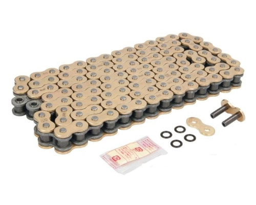 Did 525zvmx2g&g-128 gold / gold chain (128 link) x-ring (525zvmx2gg128) (відкрито + сліпий)