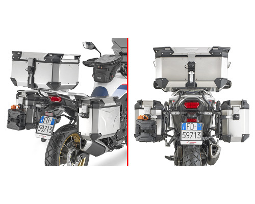Givi XL 750 Transalp Система Кріплення Бічних Кофрів One-Fit Cam для HONDA 2023 Чорний