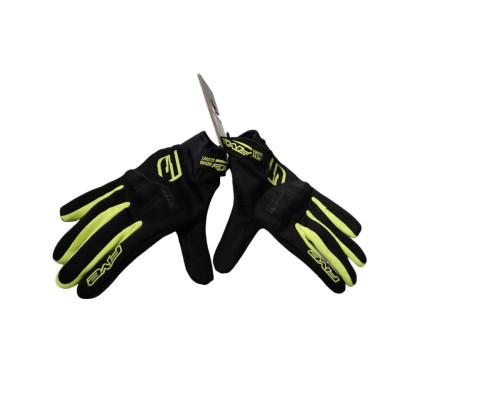 Five gloves globe evo textile gloves колір чорний/жовтий flow розмір 9 (m)