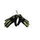 Five gloves globe evo textile gloves колір чорний/жовтий flow розмір 10 (l)