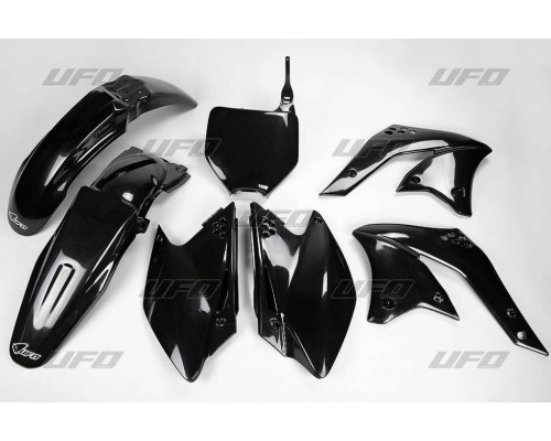 Пластиковий комплект UFO kawasaki kxf 250 '07 колір чорний (ka208e001)