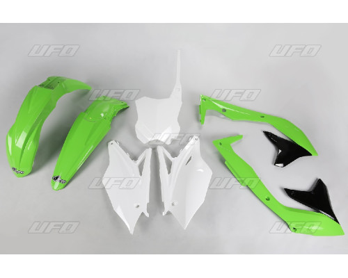 Набір пластикових обвісів kawasaki kxf 450 '16-'17 колір oem (зелений/білий/чорний) (ka223e999) (ka223e999)