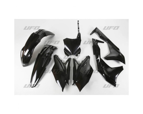 Набір пластикових обвісів kawasaki kxf 250 '18-'20 колір чорний (ka225e001)
