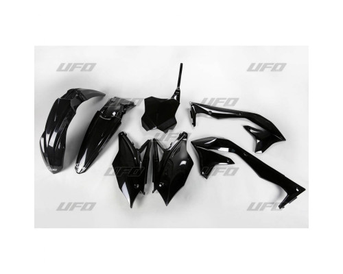 Пластиковий комплект UFO kawasaki kxf 450 '18 колір чорний (ka226e001)