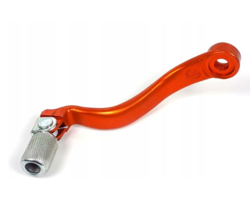 M.c. важіль перемикання передач ktm sx/exc125 '98-15,sx/exc 250 '01-04,sxf350 '11-15,sxf450 '07-12,sxf250 '13-15 (алюміній) (кований) оранжевий сталевий наконечник