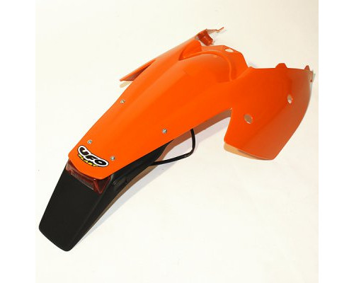 Заднє крило UFO ktm sx '03-'06, exc '03-'07 крило з боковинами та світлим помаранчевим кольором