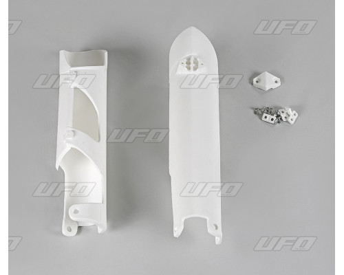 Чохли на передні амортизатори UFO ktm sx/sxf '07-'14, exc '08-'15 колір білий oem 7800109410004