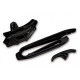 Комплект повзунок UFO (kt03069) + направляюча ланцюг (kt03068) ktm sx/sxf '97-'06, exc/exc-f '97-'07 колір чорний