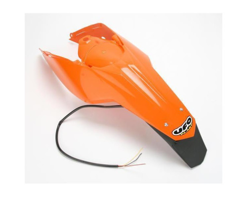 Заднє крило UFO ktm sx/sxf '11-'13 з ліхтарем помаранчевого кольору (enduro зі світлодіодним ліхтарем)