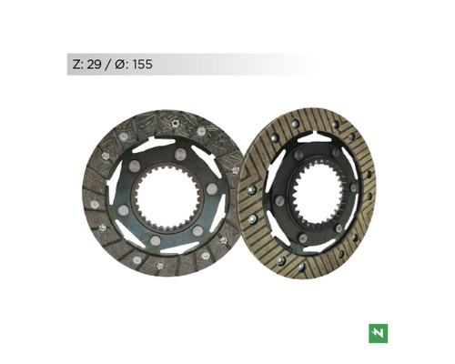 ДИСК ЗЧЕПЛЕННЯ NEWFREN MOTO GUZZI 850/940/1000/1100/1200 (EBS-0) (СУХЕ ЗЧЕПЛЕННЯ) (ДВА ДИСКА)