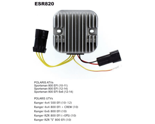 ELECTROSPORT РЕГУЛЯТОР НАПРУГИ POLARIS SPORTSMAN 800 EFI 10-14, RANGER 500/800 EFI '10-'14