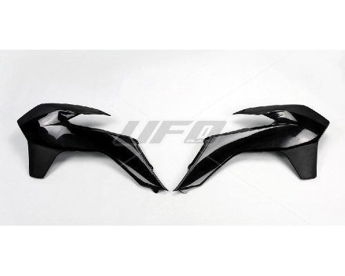 Ковпачки радіатора UFO ktm sx/sxf '13-'15, exc '14-'15 колір чорний
