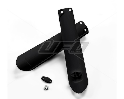 Кожухи (амортизатори) телескопів UFO передні ktm sx/sxf '15-'20, exc/excf '16-'20 tpi, колір чорний