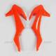 Ковпачки радіатора UFO ktm sx/sxf 16-18, exc/exc-f 17-19 колір fluoресцентний помаранчевий