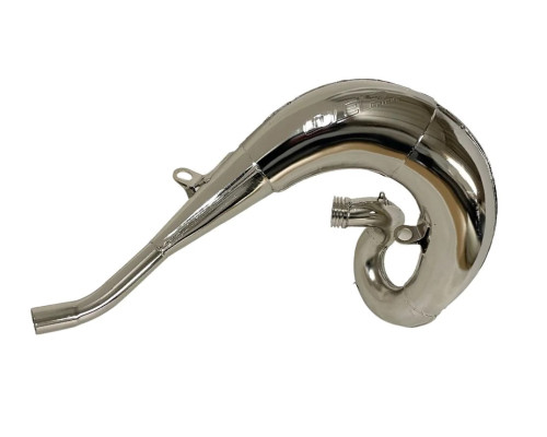 DEP PIPES Броньований нікельований дифузор/камера/резонансна трубка (FRONT EXHAUST PIPE NICKEL): SX 250/300 '23-, EXC-TBI 24-, HUSQVARNA TE 250/300 24-, (WZMOCNIONY 1,2 MM) (Кришка CARBON DO DYFUZORA TO: PROMX-OW38)