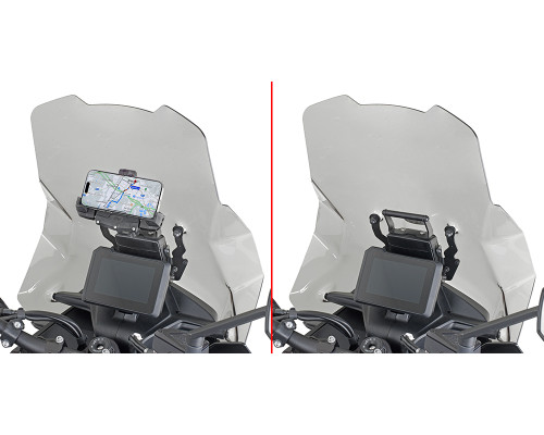 Givi 2024 поперечка для монтажу GPS / смартфона KTM 890 SMT 2023 чорний