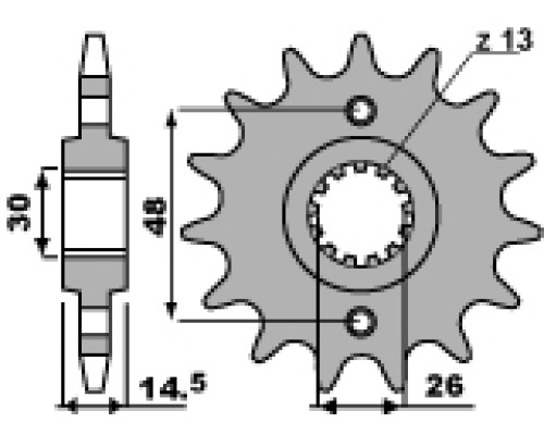 Передня зірочка pbr 339 17 18nc (ланцюг 530)