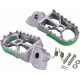 Підніжки buzzetti кілочки kawasaki kx 250 '19-'22; kxf250 '06-'18; kx 450 '21-'22; kxf 450 '07-'18 (нержавіюча сталь в комплекті з монтажним набором 2 пружини, 2 штифти, 2 шайби, 2 штифти)