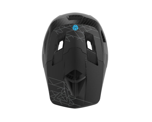 ВЕЛОСИПЕДНИЙ ШОЛОМ LEATT GRAVIЗАДНІ6.0 CARBON V23 STEALTH КОЛІР ЧОРНИЙ РОЗМІР L (59-60 см)