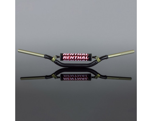 Руль ременний 1.1/8 дюйма (28.6 мм) mx twinwall 993 кермо чорний ktm sx85 '13-; husqvarna te85 '13- з м'якою оббивкою, колір чорний з губкою