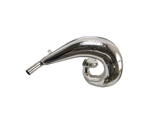 OXA FACTORY DYFUZOR (TUBA REZONANSOWA) FRONT EXHAUST PIPE CHROME KTM EXC 250 / 300 '17-'18 CARBURETOR (GA?NIK) , HUSQVARNA TE 250 / 300 '17-'19, KTM EXC 250 / 300 TPi '17-'19 (064050202-PDA0401)
