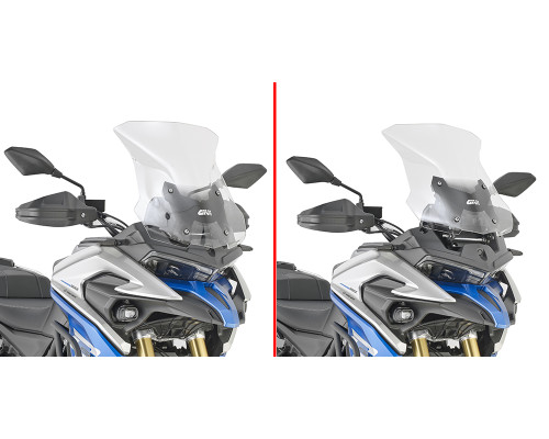 Givi 2024 вітрове скло прозоре 47x44 см Kymco Valico 525 DSX 2023