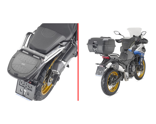 Givi Voge Valico 525DSX Стійка для центрального кофра Без плити Чорний