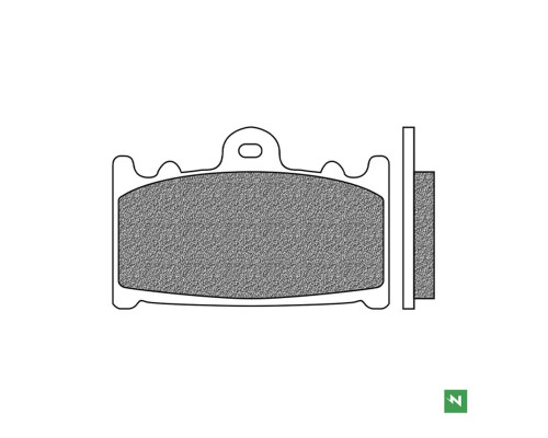 Гальмівні колодки newfren передні kh158 (touring sinter)
