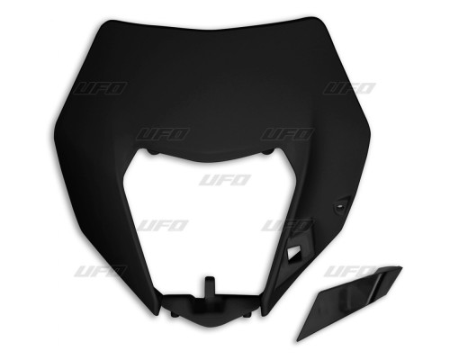 Кришка передньої фари UFO ktm exc/excf 14-16 колір чорний (модель oem)