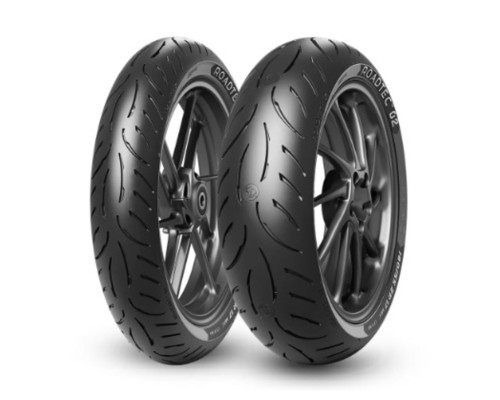 КОМПЛЕКТ ШИН METZELER (4603100/24) 120/70ZR17 ROADTEC 02 (M) (58W) TL M/C ПЕРЕДНЯ DOT 2025 + (4612300/25) 180/55ZR17 ROADTEC 02 (M) (73W) TL M/C ЗАДНЯ DOT 2025 + METZELER ТЕРМОШИНА