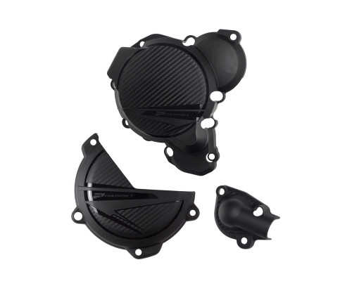 Polisport комплект кришок генератора, зчеплення та водяного насоса ktm sx/xc 250/300 '23-'25; husqvarna tc 250 '23-'25; tx 300 '23-'25
