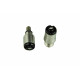 Scar racing wp aero air shock absorber bleders (m8x1) (m4x0.7) чорний