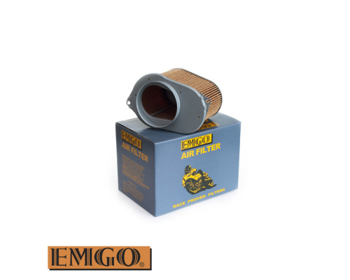 Emgo, HFA3607, фільтр повітря, Suzuki VS 600/700/750/800 Intruder 1987-2009, задній круглий, чорний