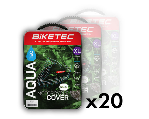 Biketec Aquatec Чохол для мотоцикла Водонепроникний Розмір S Чорно-сірий