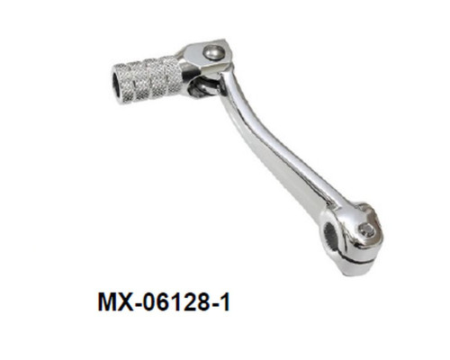Важіль перемикання передач HONDA crf 50 f '04-'23, crf 70 f '04-'12 (oem: 24701-gel-305; 24701-gel-770) (кований алюміній) колір сріблястий (анодований)
