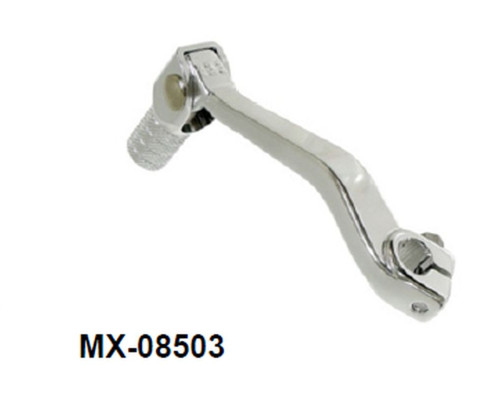 Важіль перемикання передач HONDA crf 150 f '03-'17, crf 230 f '03-'19 (oem: 24700-kpt-305; 24700-kps-900) (кований алюміній) колір сріблястий (анодований)